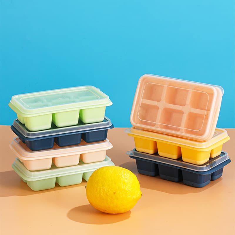 Commercial Large-Capacity Ice Cube Tray, Ice Grid Storage for Freezer, Ice Cube Maker Mold for Home Use