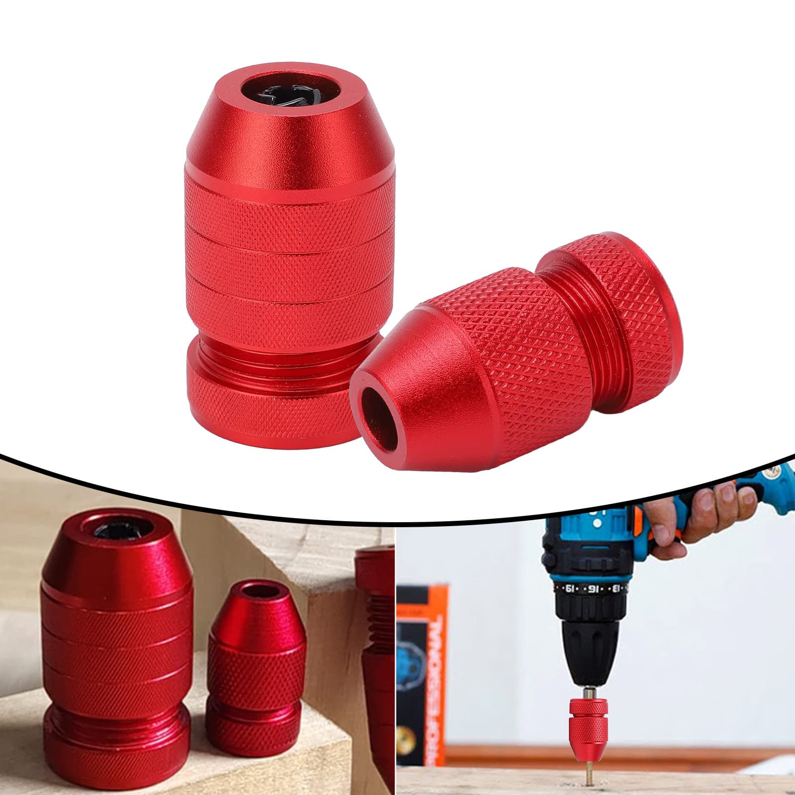 Adjustable Woodworking Locator Drill Bit Depth Stop Fixed Aluminum Alloy Precision Cutting Cross-Border Hot-Selling Screw Clamp