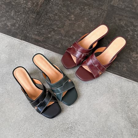 Women's Summer Sandals, Ultra-Trendy High-End Style, Perfect with Dresses, 2026 New Chunky Heel Green