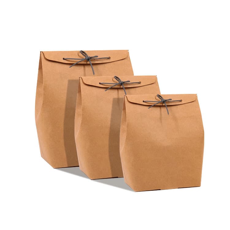 Wholesale Custom Eco-Friendly Craft Kraft Paper Food Takeaway