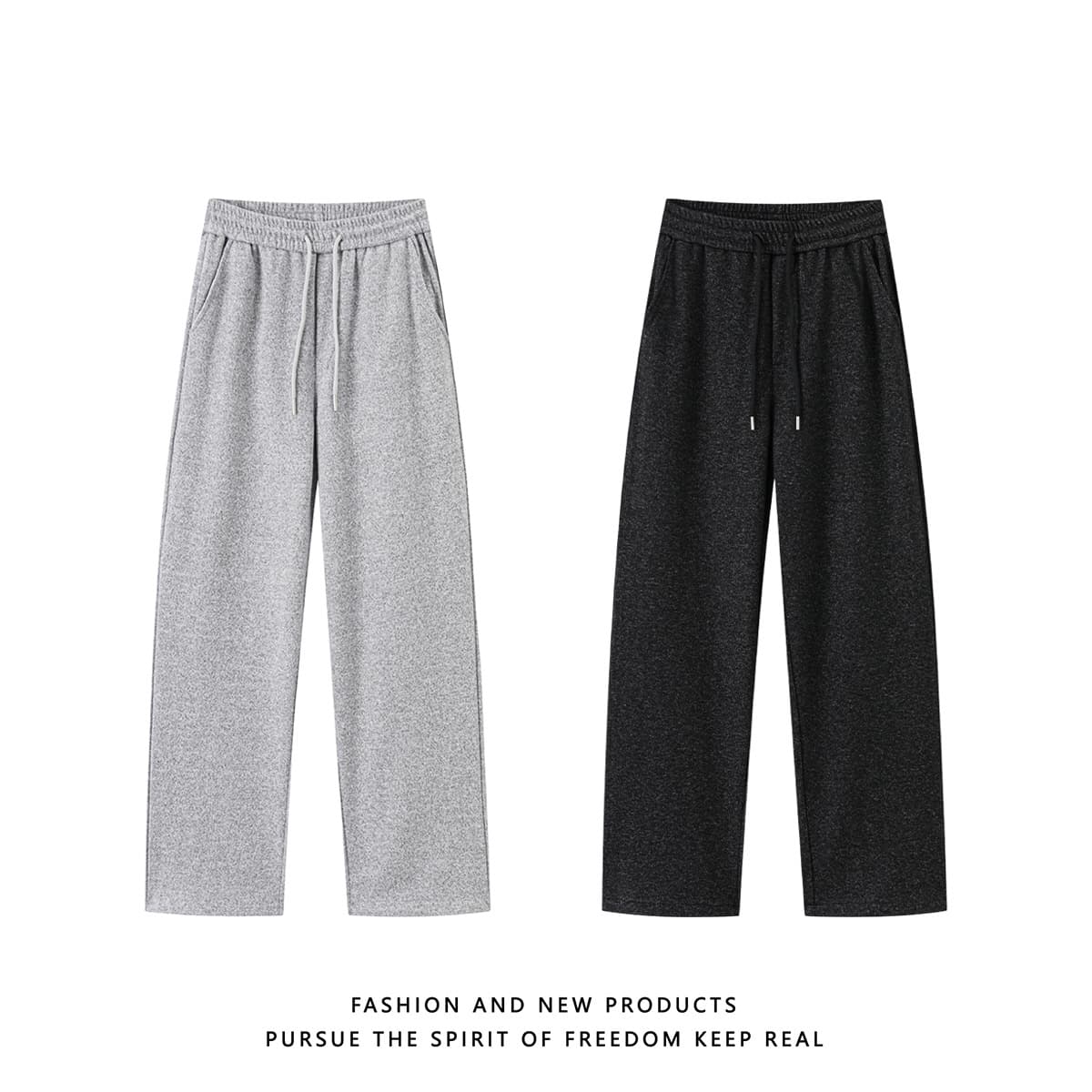 TikTok Hot Seller Blue and White Porcelain Curved Blade Pants 2026 New Spring Sport Sweatpants Unisex Couple Pants Hong Kong Style