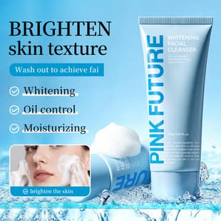 Cross-border Supply Pink Future Refreshing Facial Cleanser Deep Clean Revitalize Skincare Facial Cleanser