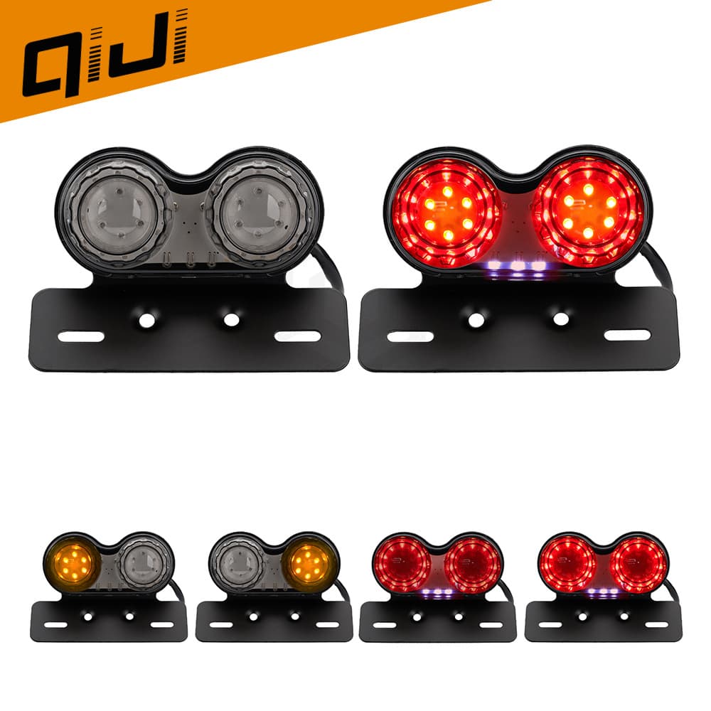 Motorcycle Harley 883 Bobber Retro LED Integrated Tail Light Brake Light Turn Signal
