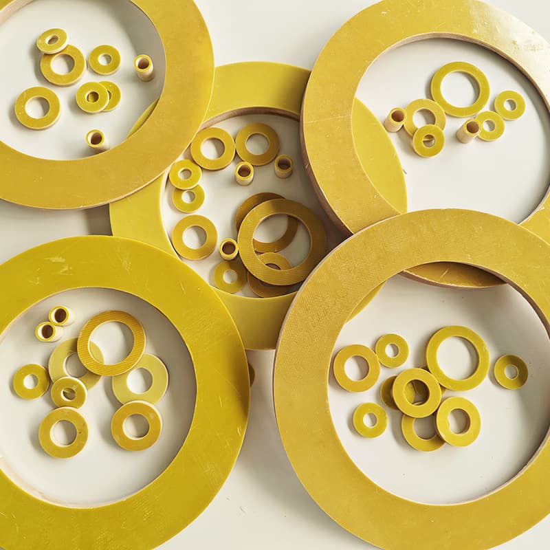 Manufacturer of 3240 yellow epoxy resin board insulation material, high temperature resistant epoxy gaskets and washers, cuttable parts