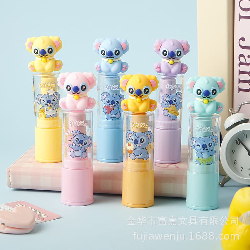 Creative Didi Zai Pencil Sharpener with Eraser Cartoon Cute Colorful Doll Pencil Sharpener Student Stationery Eraser
