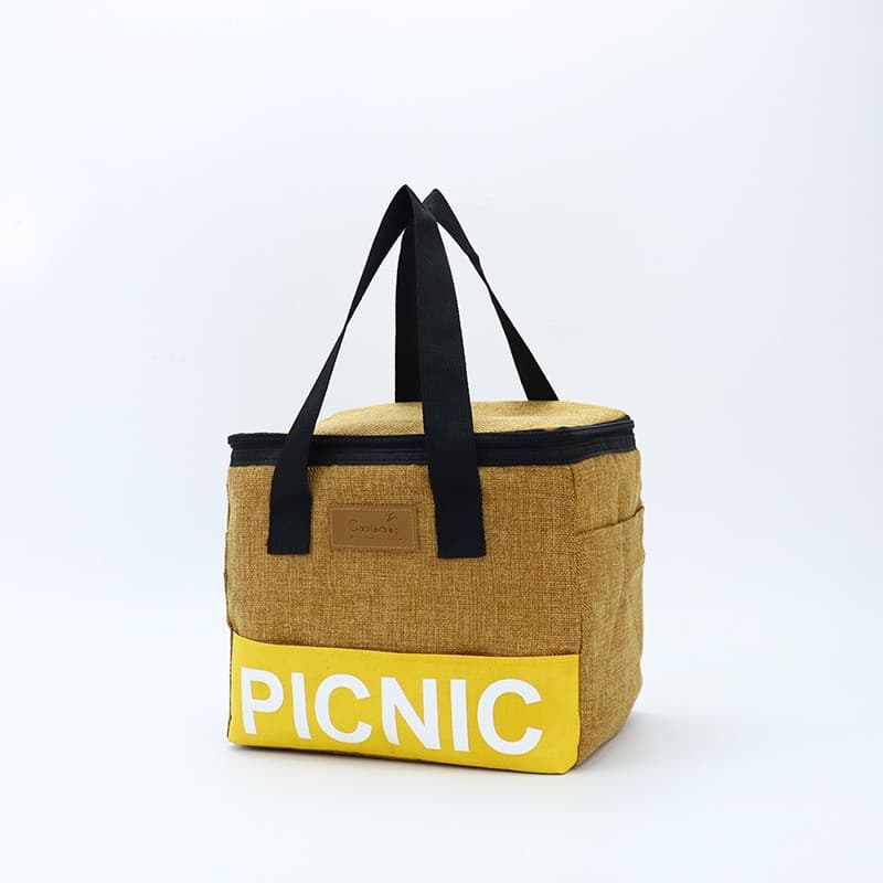 Four-Pocket Insulated Cooler Bag Lunch Bag Thermal Delivery Bag Portable Outdoor Picnic Bag Oxford Cloth