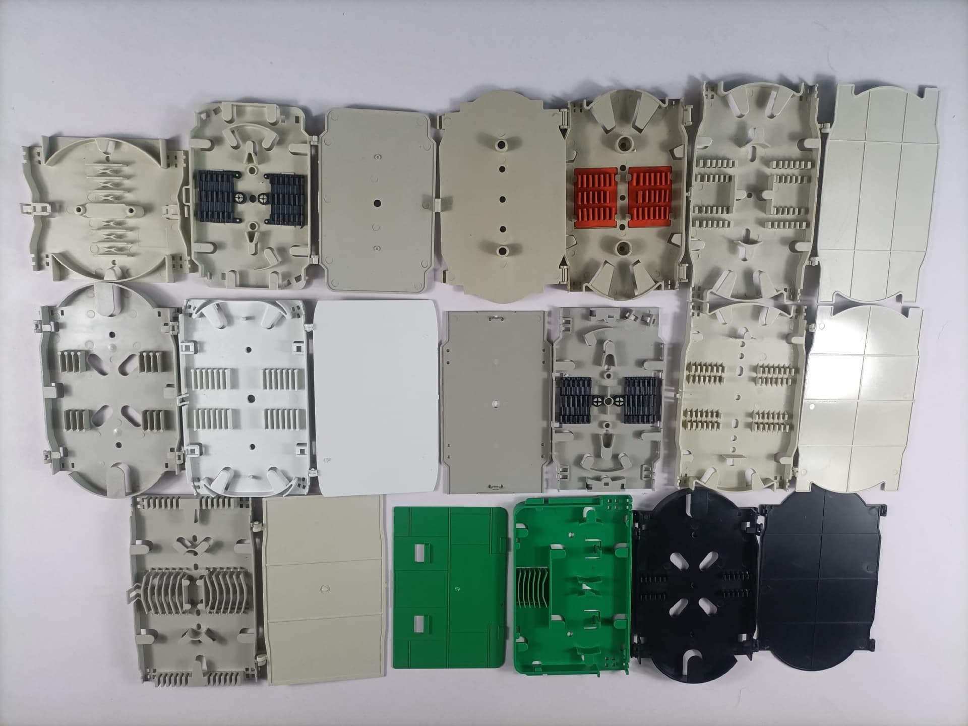 Kaisheng 4-core 6-core 8-core 12-core 24-core 48-core optical cable fiber optic splicing disc splicing disc (ABS material)