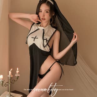 2026 New Lingerie Temptation Nun Cute Uniform Foreign Trade Set Cos Hot Pure Sleepwear Set