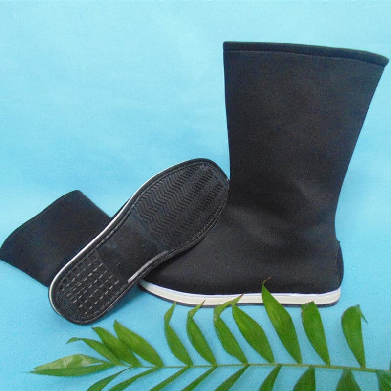 Versatile Ancient Costume Boots Hanfu Shoes Historical Wuxia Court Boots Scholar Minister Han Shoes Performance Officer Photography Boots