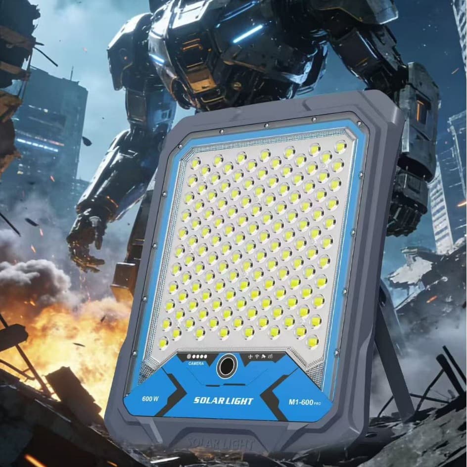 Solar Light Outdoor Solar Security Floodlight with 4G/WiFi Wireless HD Camera Remote Recording