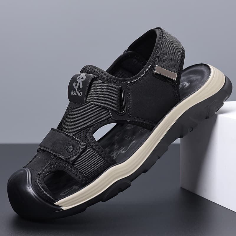 Summer new men's shoes Baotou beach shoes men's breathable youth men's shoes casual shoes outdoor sandals drop shipping