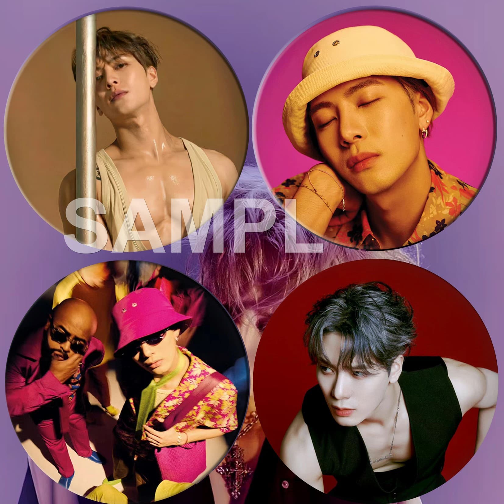 Wang Jiaer Jackson peripheral celebrity idol concert fans support laser flash badge school bag pendant