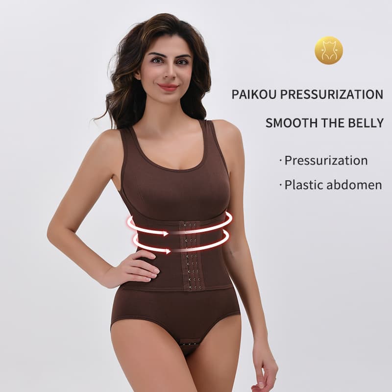Shapewear Women Body Shaper Waist Slimming Hip-Lift Tightening Bodysuit Plus Size Waist Cincher Tummy Control Bodysuit