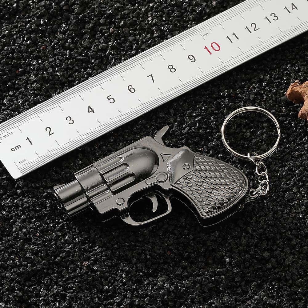 Cross-border cross-border new and unique fun personalized creative windproof inflatable revolver lighter toy men's gift
