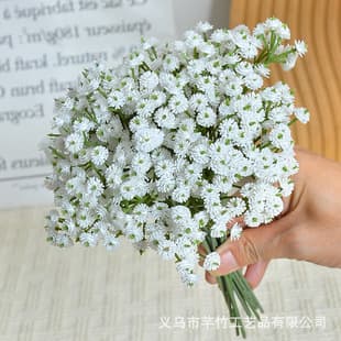 Wholesale Simulation Baby's Breath Fake Flowers Simulation Flowers Guide Photo Prop Decoration Wedding Decoration Arrangement Flower Arrangement