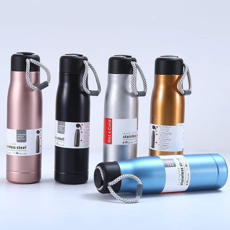 Large Capacity Portable Double-wall Vacuum Insulated Stainless Steel Thermos, Rider Cup Sports Water Bottle, Unisex Gift Cup