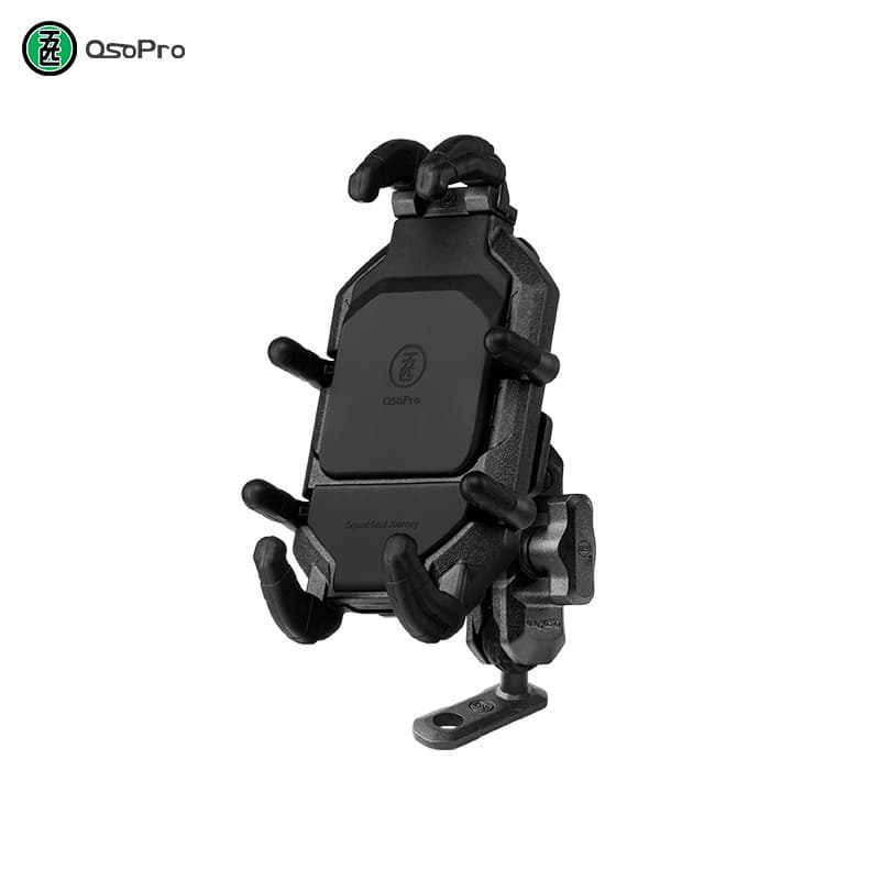 Five Osopro Series Motorcycle Mobile Phone Navigation Mounts, Shock-Absorbing Version, Right-Angle and Angled Shell Brackets