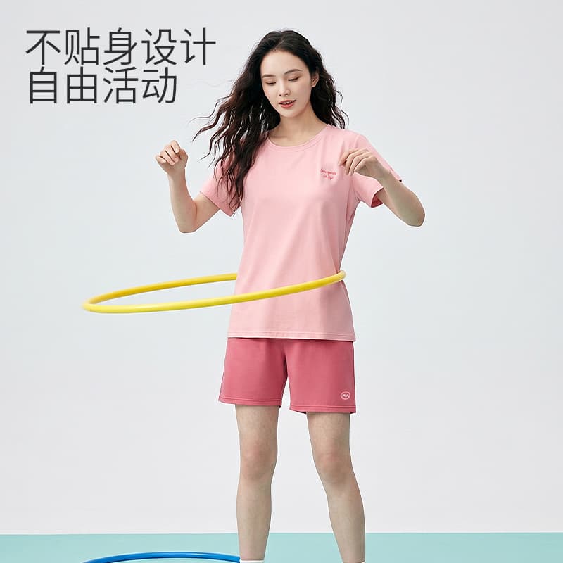 Modal Cotton Pajamas for Women, Solid Color Summer Short Sleeve and Shorts Set, Unisex Couple Pajamas Suitable for Outdoor Wear