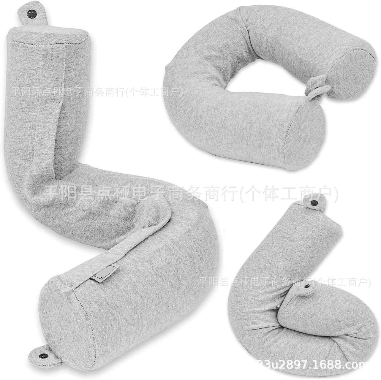 Amazon Memory Foam U-Shaped Pillow Neck Pillow Slow Rebound Neck Support Pillow Deformable Travel Pillow Bendable