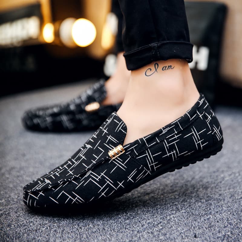 Spring/Summer Men's Casual Loafers Slip-Ons Breathable Imported Large Size 46