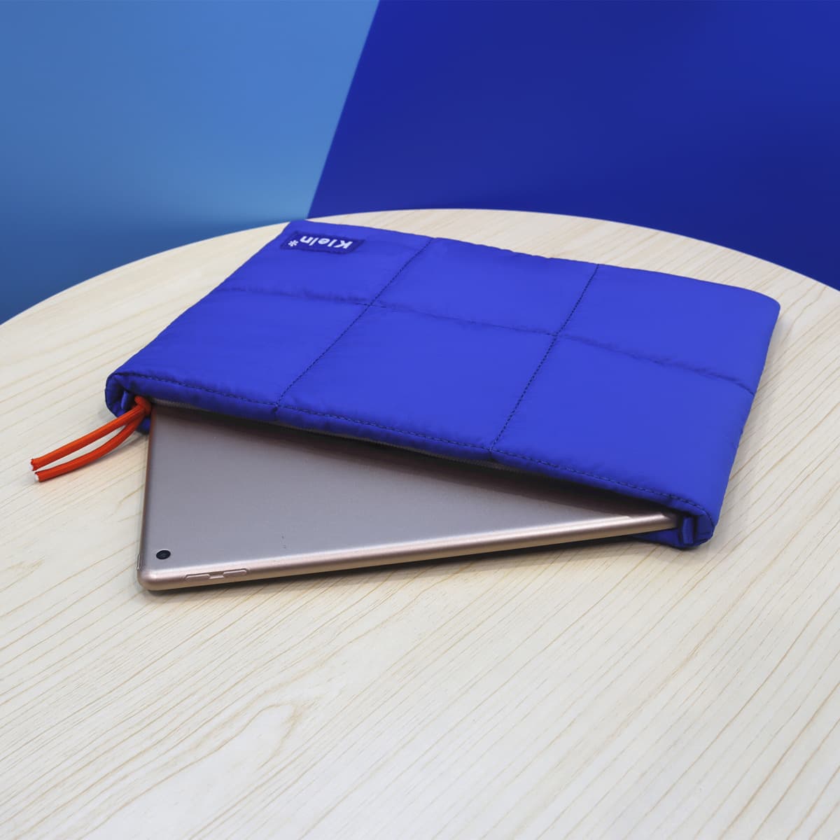 Space Cotton Laptop Bag 14 Inch Women 11 Inch iPad Tablet 16 Inch Laptop Crossbody Sling Klein Blue