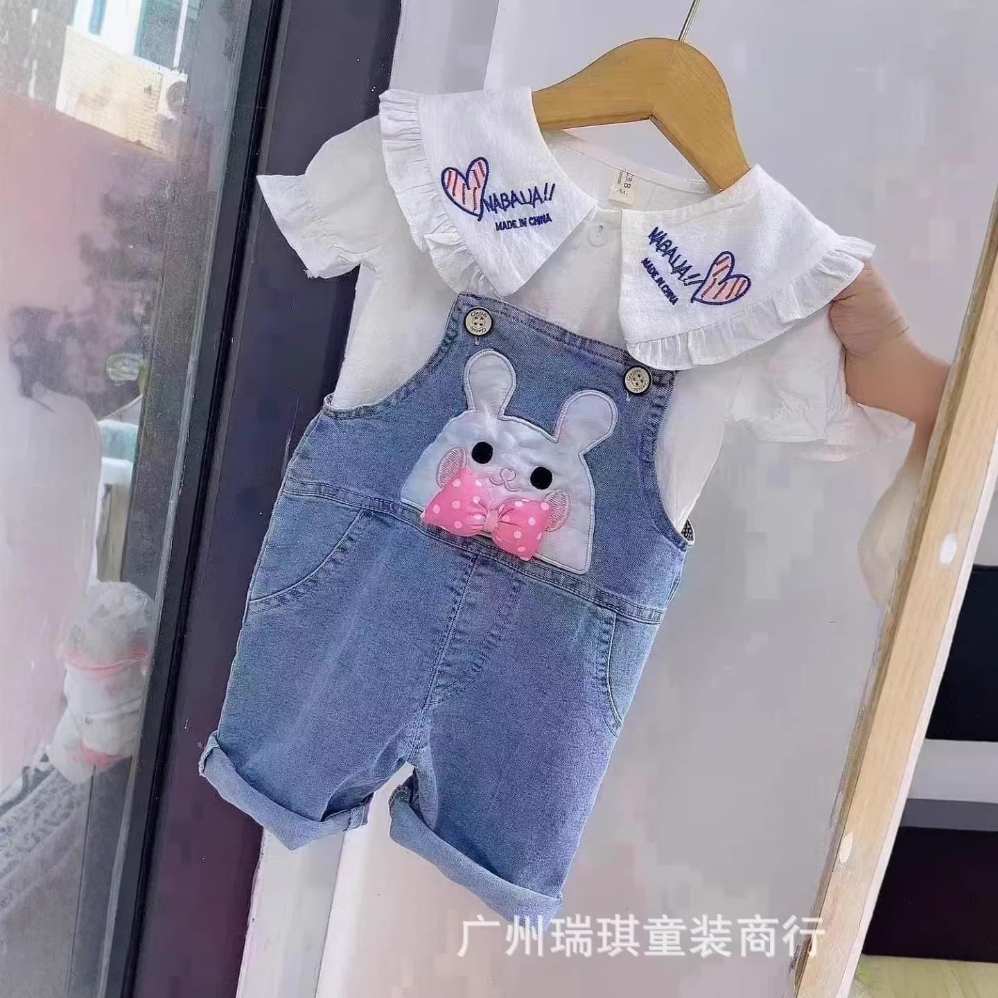 Baby Denim Overall Skirt Kids Clothing Boys Girls 2026 New Summer Children Pants Fashionable Stylish Casual Shorts