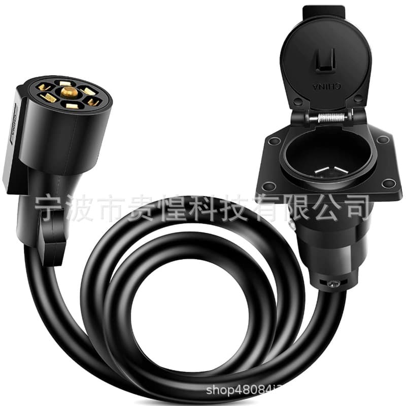 American trailer cable, American standard RV 7-core trailer cable, American trailer cable, American standard plug trailer cable