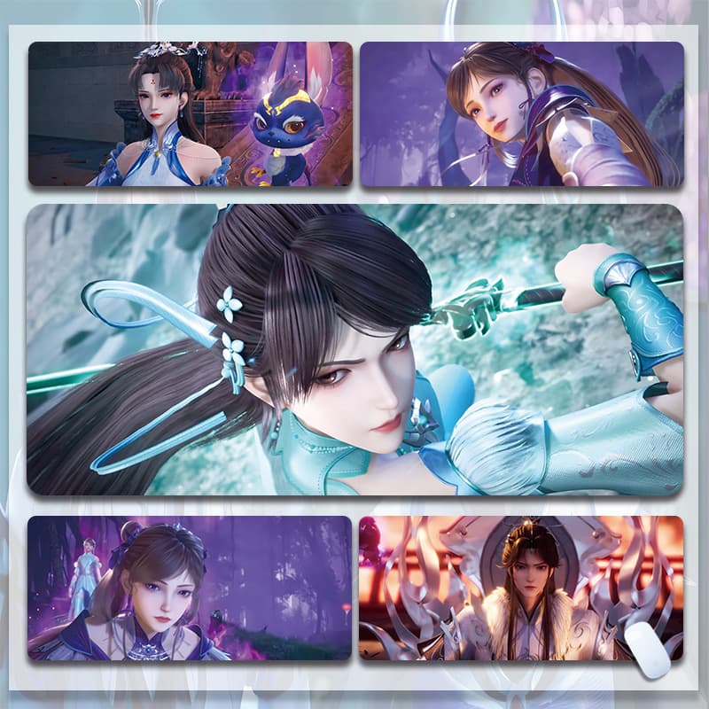 Lianqi Shiwannian Mouse Pad Extra Large Computer Keyboard Pad Desktop Pad Office E-Sports Game Special Thick Pad
