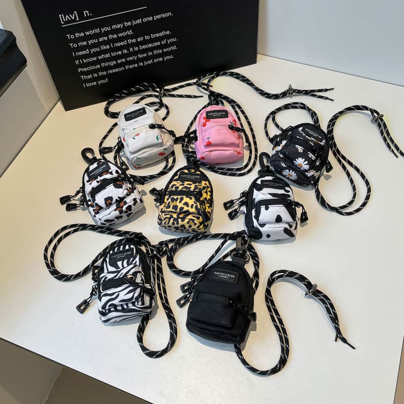 Mini Lipstick Earphone Pouch 2025 New Trendy Fashion Accessory Bag, Niche Design Fabric Crossbody Bag