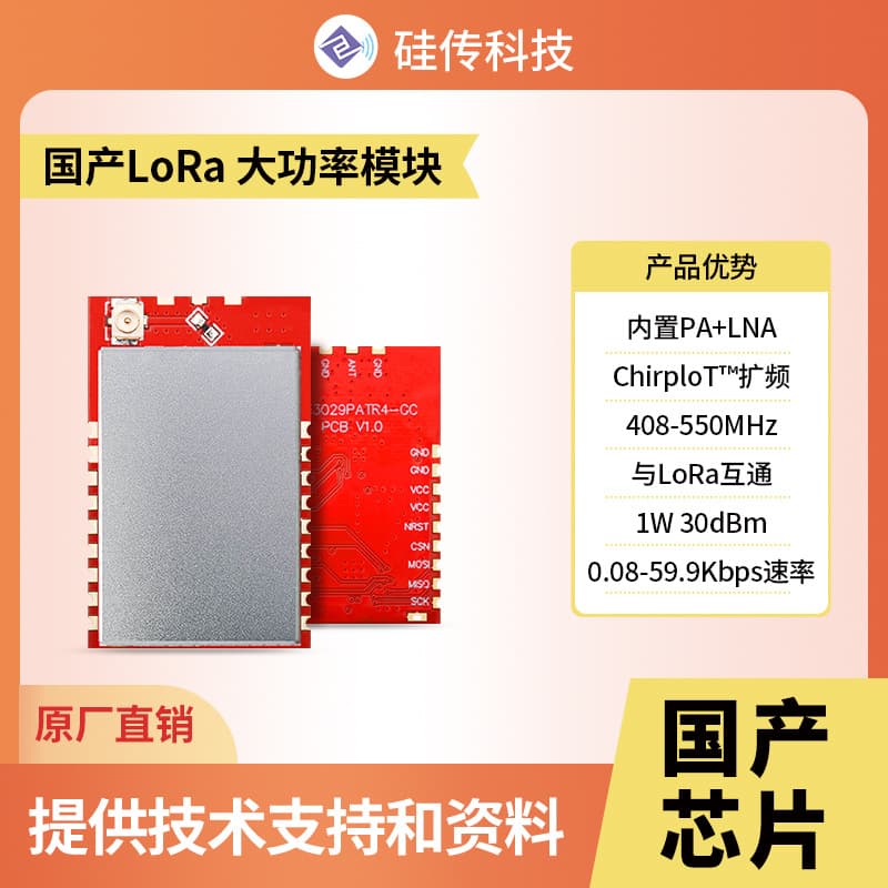 PAN3029PA+LNA Domestic LoRa High Power RF Module 1W Drone Remote Control Compatible with SX1278 1268