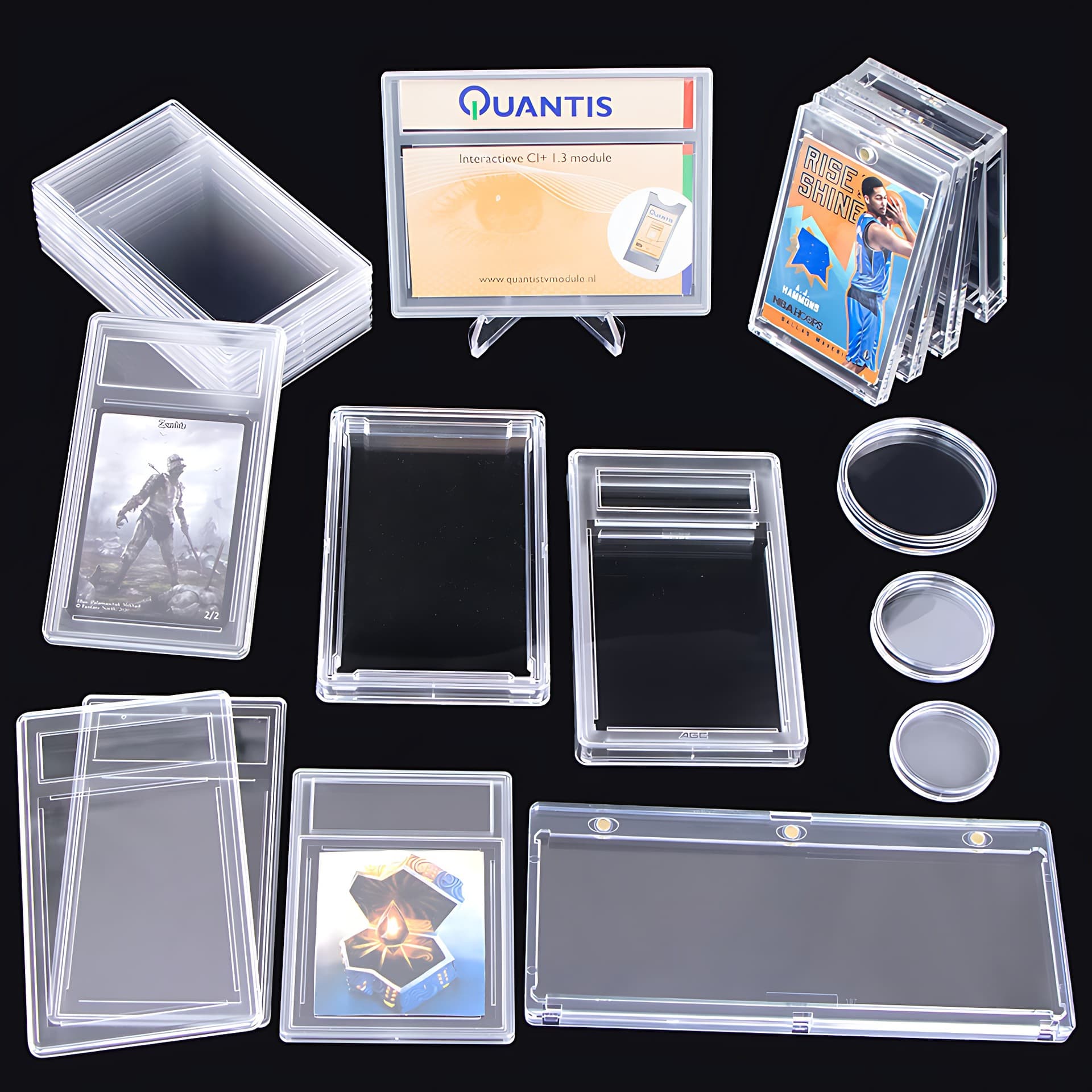 35PT Naruto card brick box, card bag box, Pokémon card holder, PS magnet, Pokémon card box, anti-UV