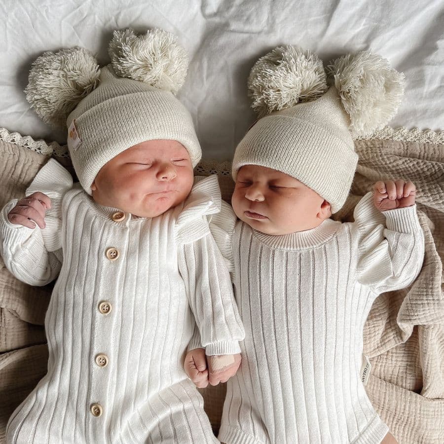 Baby Spring Sweater for Girls, Baby Romper with Front Snap Buttons, Long-Sleeve Cardigan Bodysuit