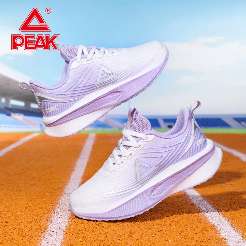 Peak Children's Shoes 2026 Spring/Autumn New Girls' Sports Shoes Breathable Mesh Upper Lightweight Durable Running Shoes for Older Girls