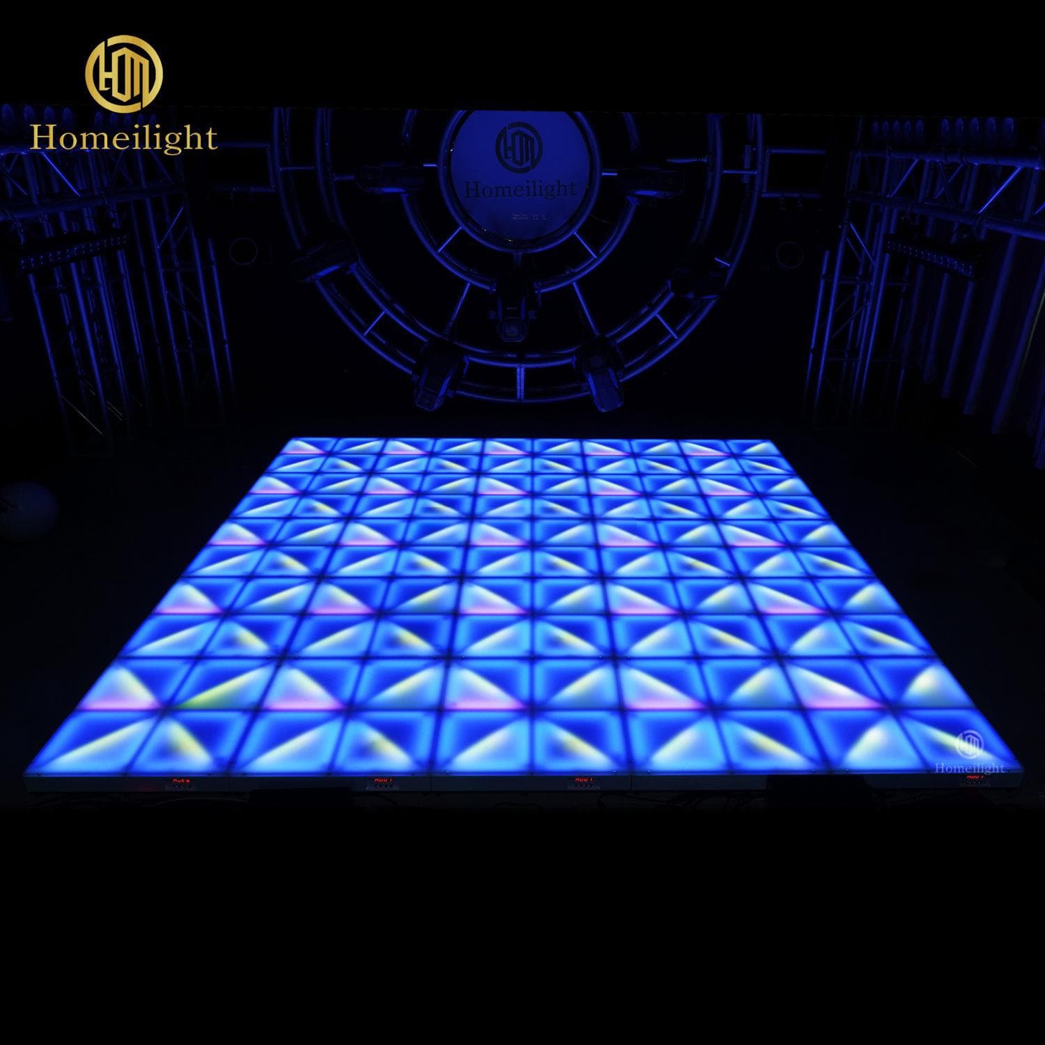RGB Dance Floor LED Light-Up Floor Tiles for Stage, Foreign Trade, Shopping Mall, Playground, Outdoor Dance Light-Up Floor Tiles