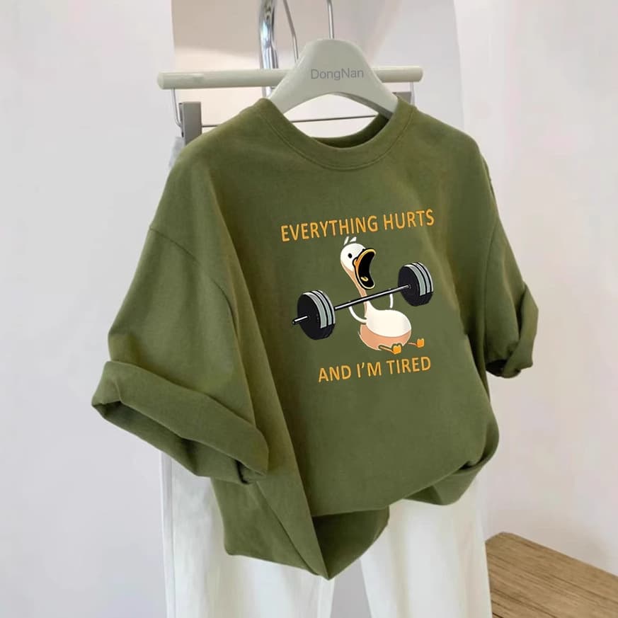 Cotton Loose T-Shirt for Women Plus Size Wholesale Summer Short Sleeve Student Couple Casual Top