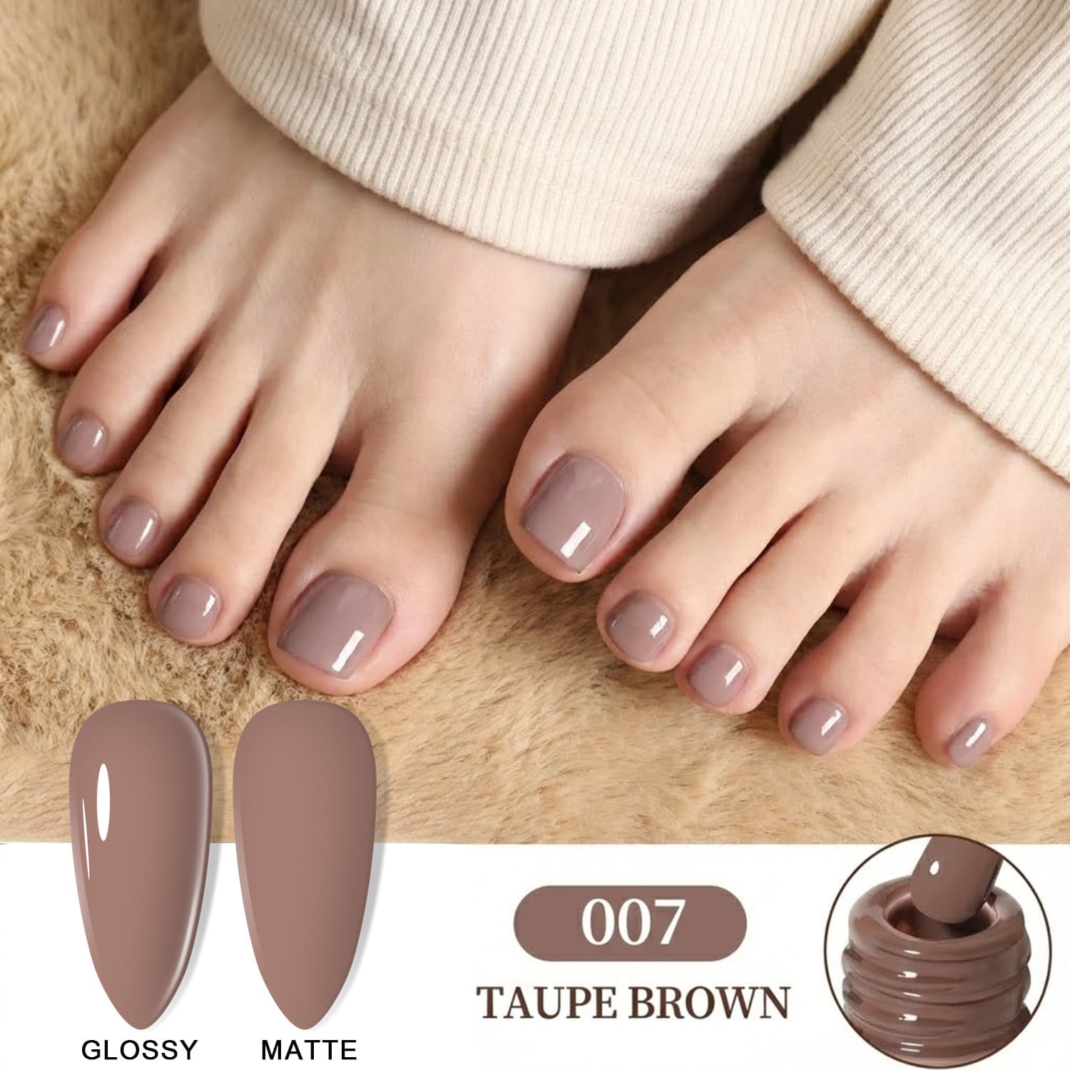 Cross-border Hot Selling Color Bottle Gel Polish Brown Maillard Nude Whitening Nail Color Gel Nail Salon Wholesale Trendy
