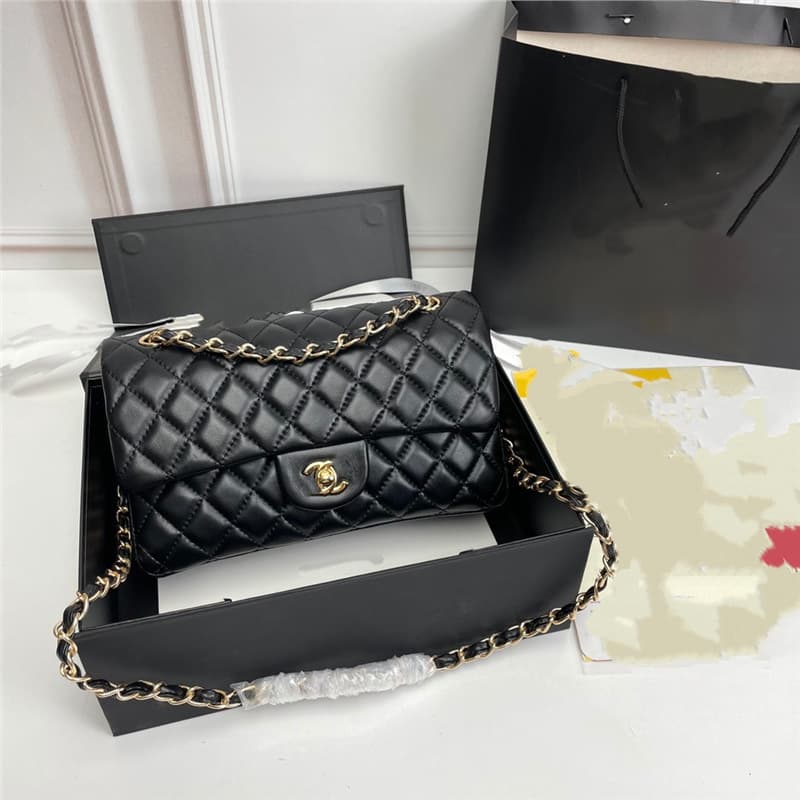 New Chanel-style Premium Fashion Versatile Classic Genuine Leather Quilted Chain Shoulder Handbag Crossbody Underarm Bag