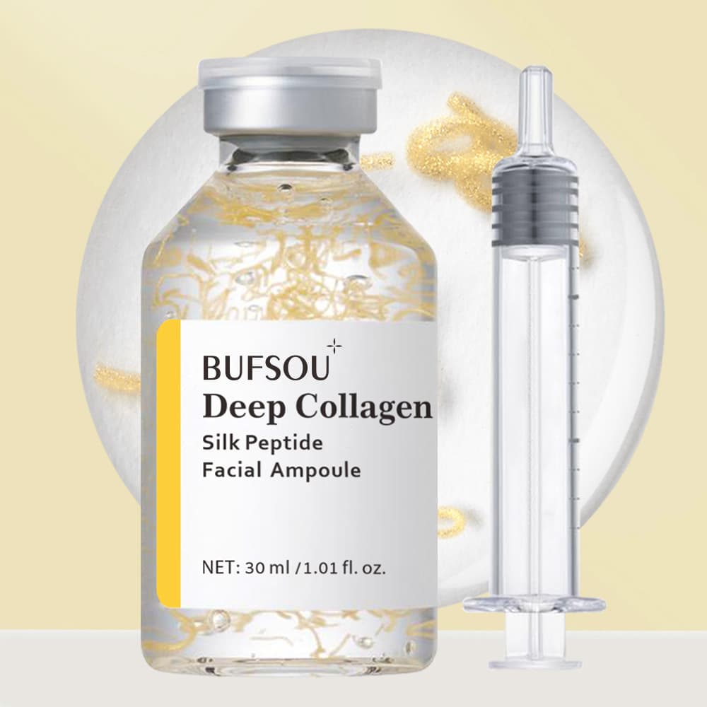 Cross-border Silk Collagen Polypeptide Ampoule Syringe Essence Cross-border Deep Collagen Silk Ampoule