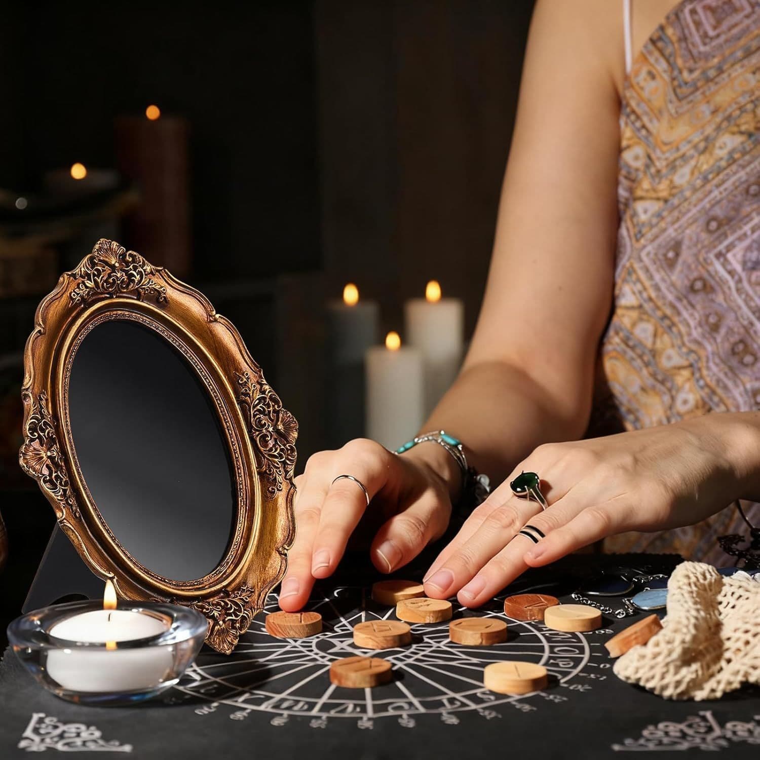 Natural Obsidian Disc Obsidian Mirror Obsidian Ornament Crystal Decoration for Home Office