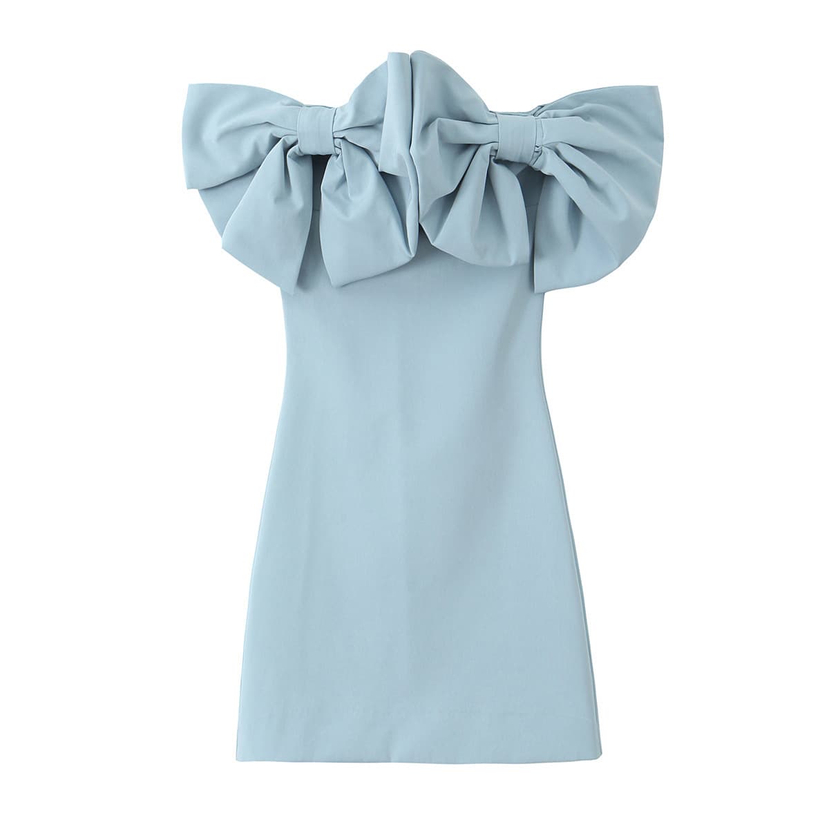 2024 Summer Ins Women's Bow Detail Tube Top Dress