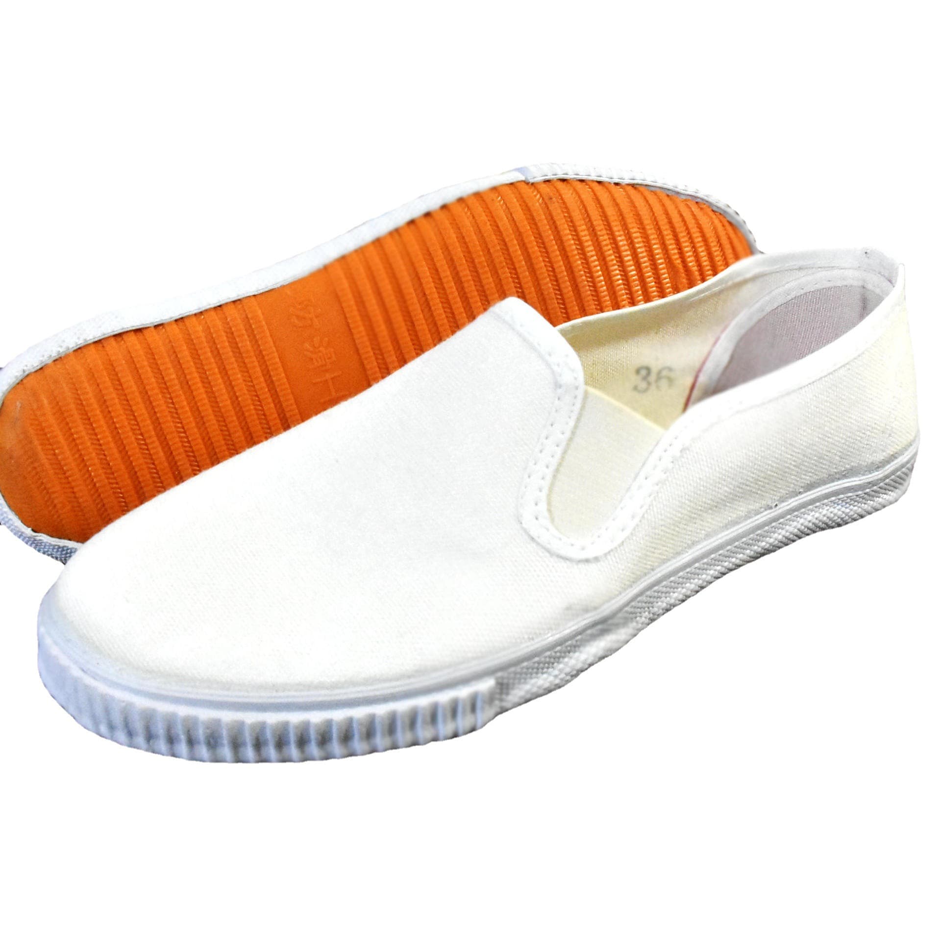 Student sneakers 3537 style, work shoes, white running shoes, blue elastic canvas, white mesh, non-slip, odor-resistant.