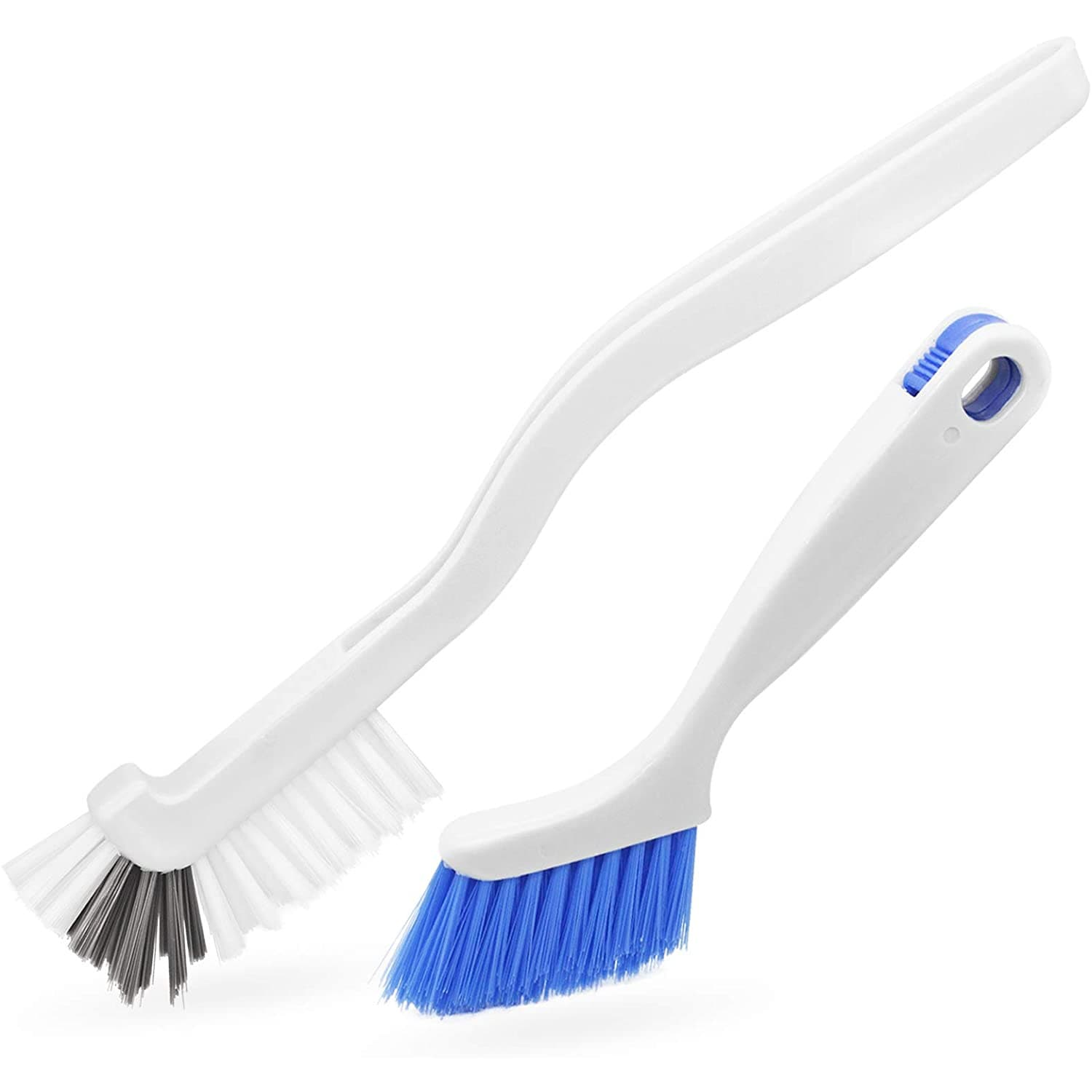 2-Piece Set Frosted Cleaning Brush for Bathroom Kitchen Sink Grout Cleaning Corner Filling Frosted Brush Plastic Material