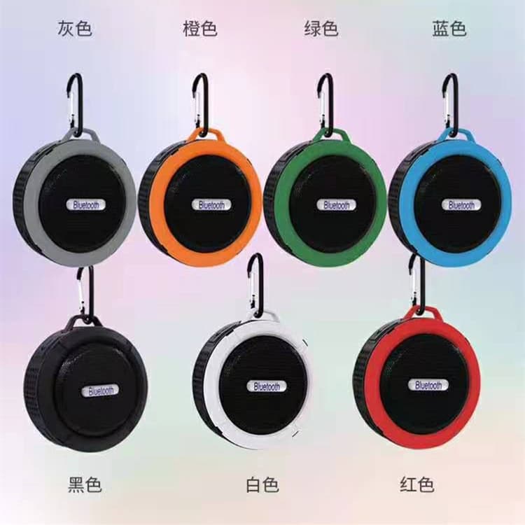 C6 Waterproof Bluetooth Speaker Outdoor Suction Cup Mini Bluetooth Speaker Mobile Phone Car Subwoofer Small Speaker