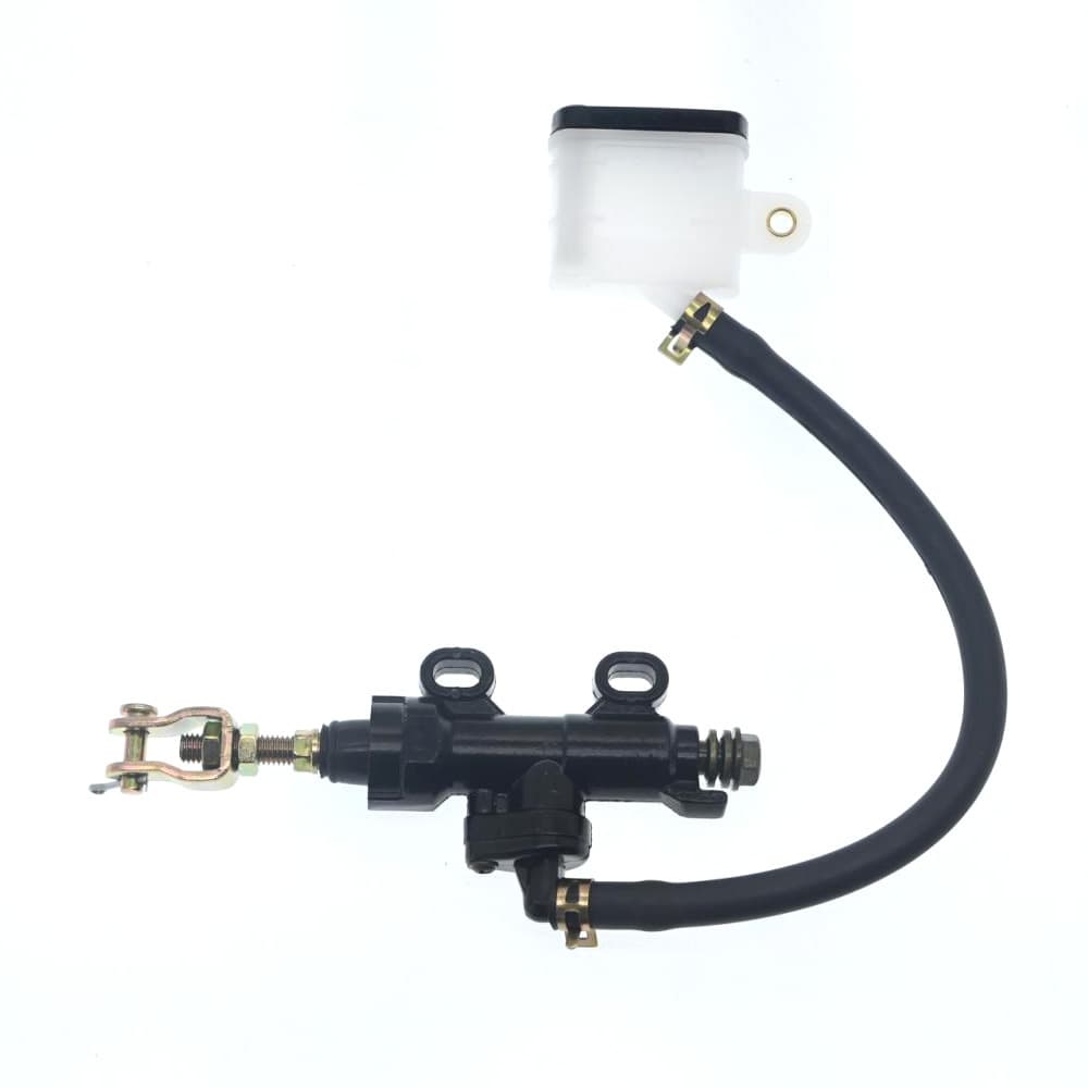 Black Square Oil Cup Inline Pump Motorcycle Rear Brake Upper Pump Foot Brake Loncin Zongshen CQR Off-Road ATV