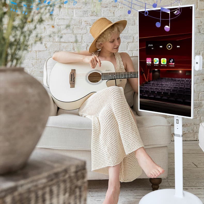27-inch Bestie Screen Movable Home Fitness Anytime Anywhere Online Classes Binge-Watching Live Entertainment Fashion Hot Item