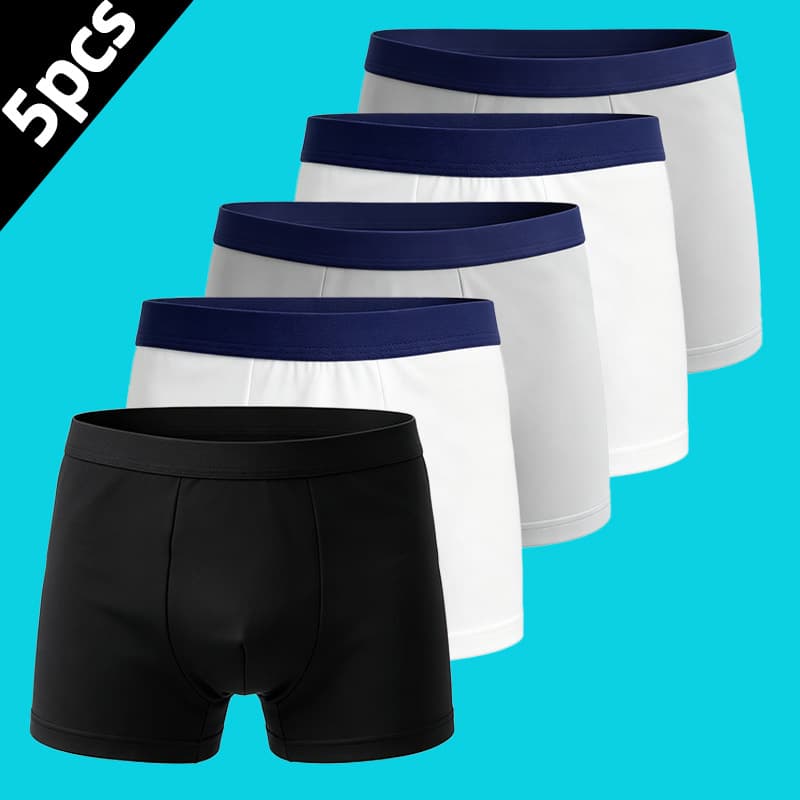 Cross-border Ozon Temu SHEIN European and American Cross-border Children's Underwear Contrast Color Boxer Shorts Solid Color Large Size Boxer Briefs