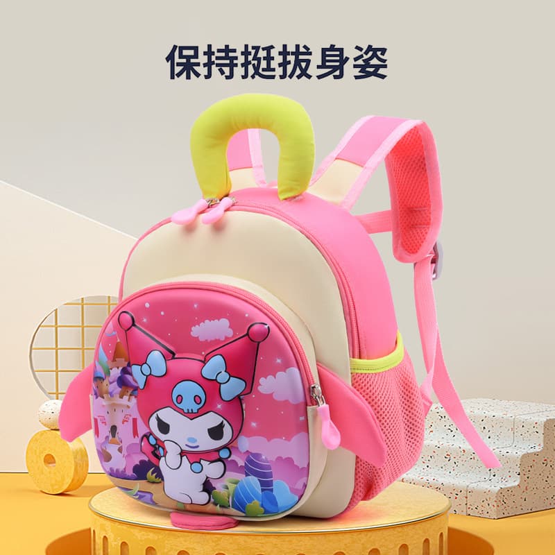 New Kuromi School Bag for Girls Kindergarten Lightweight Princess Cute Backpack Children's Bag Preschool Backpack