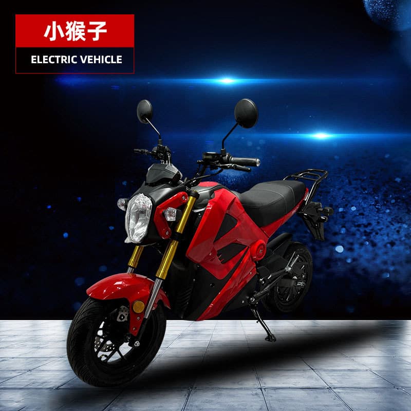 New Model Cross-Border Small Monkey Electric Motorcycle 72V Sports Bike High-Power High-Speed Electric Scooter