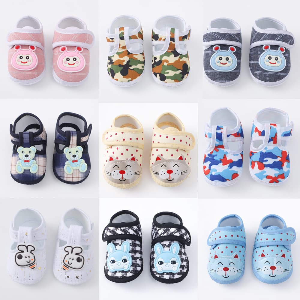 Breathable New Style Soft Sole Baby Shoes for 0-1 Year Old, Infant First Walkers, Unisex, Sizes 3-5-8 Months, Cross-Border