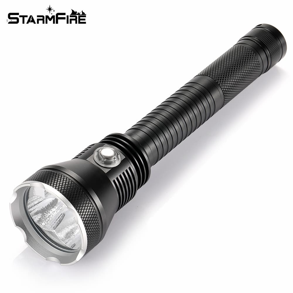 New P70 Gen2 S300 Diving Flashlight High Power 10000 Lumens with Battery Indicator